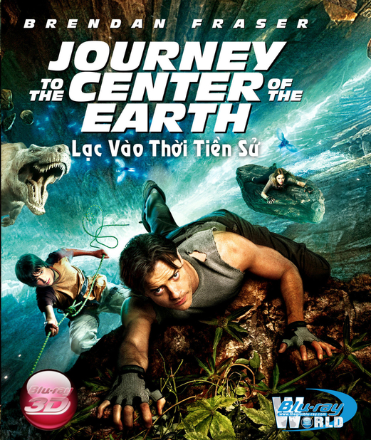 D062. Journey To The Center Of The Earth - Lạc Vào Thời Tiền Sử 3D 25G (DOLBY TRUE-HD 5.1) 